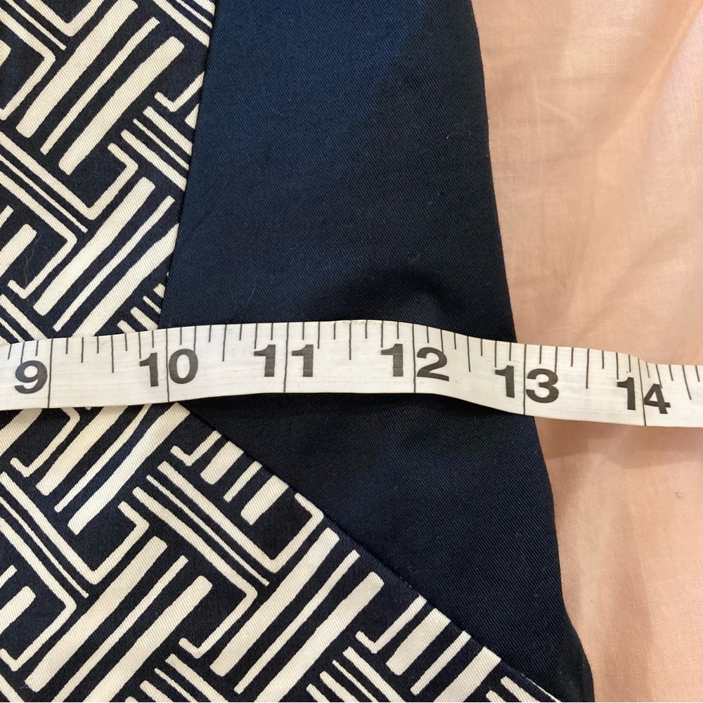 Banana Republic navy and white sheath tank bodycon dress career office occasion - Picture 6 of 16